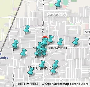 Mappa Via Guglielmo Marconi, 81025 Marcianise CE, Italia (0.483)
