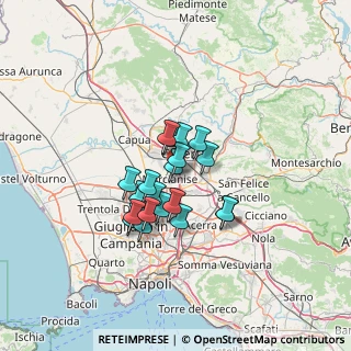 Mappa Via F.lli Rosselli, 81020 Capodrise CE, Italia (9.8905)