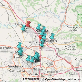 Mappa Via Giacomo Puccini, 81020 San Marco Evangelista CE, Italia (7.73)