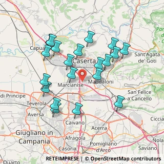 Mappa Via Giacomo Puccini, 81020 San Marco Evangelista CE, Italia (7.8265)