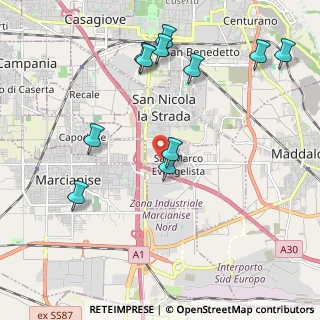 Mappa Via Giacomo Puccini, 81020 San Marco Evangelista CE, Italia (2.46091)