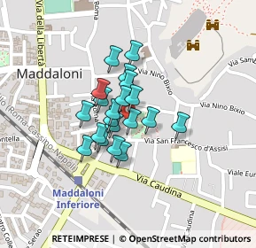 Mappa Via Capillo, 81024 Maddaloni CE, Italia (0.1415)