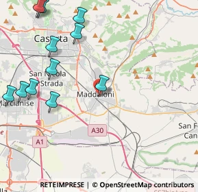 Mappa Via Capillo, 81024 Maddaloni CE, Italia (5.64545)