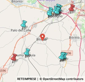 Mappa SP 90, 70020 Bitetto BA, Italia (5.63333)