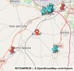 Mappa SP 90, 70020 Bitetto BA, Italia (5.82167)