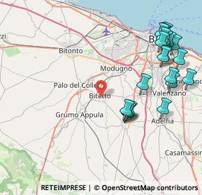 Mappa SP 90, 70020 Bitetto BA, Italia (10.696)