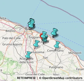 Mappa Viale di Vagno, 70016 Noicàttaro BA, Italia (10.23)