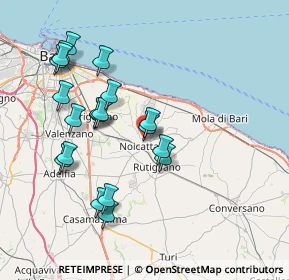 Mappa Viale di Vagno, 70016 Noicàttaro BA, Italia (8.161)