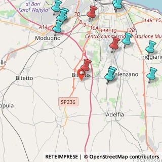 Mappa Via G. Balenzano, 70020 Bitritto BA, Italia (6.46813)