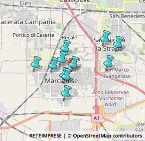Mappa Via Santianna, 81025 Marcianise CE, Italia (1.45091)