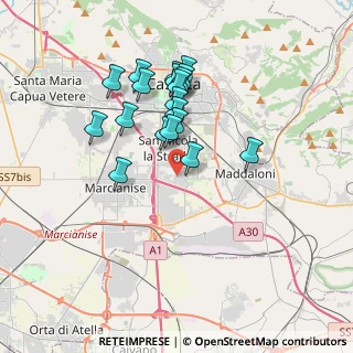Mappa Via Vanone, 81020 San Marco Evangelista CE, Italia (3.41474)