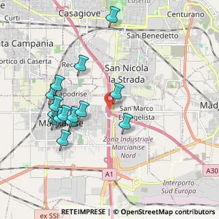 Mappa A30 Caserta - Nola - Salerno, 81020 Capodrise CE, Italia (2.12267)