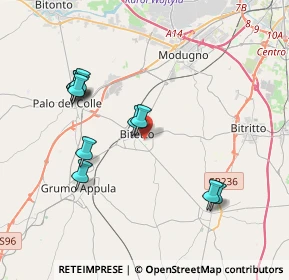 Mappa Via Salvatore Quasimodo, 70020 Bitetto BA, Italia (4.06364)
