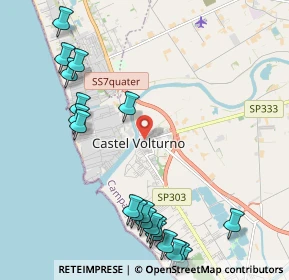 Mappa Via Nuova, 81030 Castel Volturno CE, Italia (2.8995)