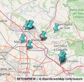 Mappa Via Cucciarella, 81024 Maddaloni CE, Italia (7.69176)