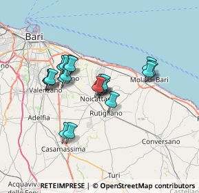 Mappa Via Giuseppe Parini, 70016 Noicattaro BA, Italia (6.147)