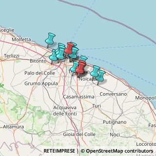 Mappa Via Casamassima, 70010 Zona Industriale BA, Italia (8.32647)