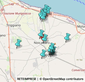 Mappa Via Crocecchia, 70016 Noicattaro BA, Italia (3.614)