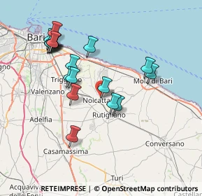 Mappa Via Crocecchia, 70016 Noicàttaro BA, Italia (8.08263)