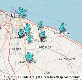 Mappa Via Crocecchia, 70016 Noicàttaro BA, Italia (7.64765)