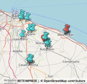 Mappa Via Crocecchia, 70016 Noicàttaro BA, Italia (7.59059)