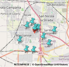 Mappa Via Aldo Moro, 81025 Marcianise CE, Italia (1.47455)