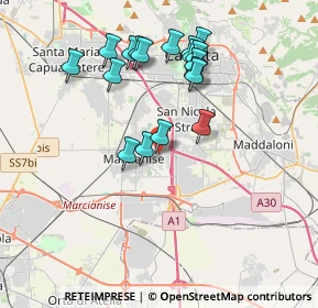 Mappa Via Aldo Moro, 81025 Marcianise CE, Italia (3.85)