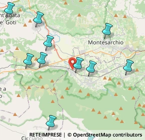 Mappa Via A. Moro, 83017 Rotondi AV, Italia (5.42636)