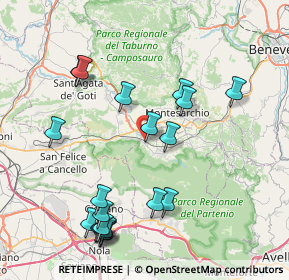 Mappa Via A. Moro, 83017 Rotondi AV, Italia (9.6305)