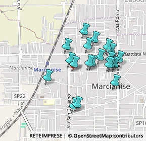 Mappa Via Luigi Salzano, 81025 Marcianise CE, Italia (0.42)