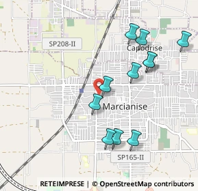 Mappa Via Luigi Salzano, 81025 Marcianise CE, Italia (1.05455)
