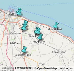 Mappa Corso Amendola, 70016 Noicattaro BA, Italia (5.6375)