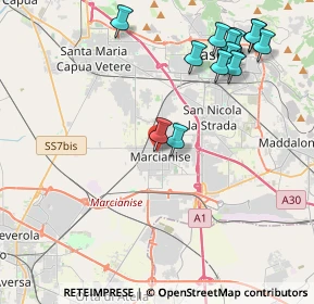 Mappa Via G. Mundo, 81025 Marcianise CE, Italia (5.09923)