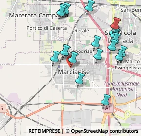 Mappa Via G. Mundo, 81025 Marcianise CE, Italia (2.2585)