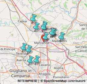 Mappa Via Giuseppe Garibaldi, 81025 Marcianise CE, Italia (5.80308)