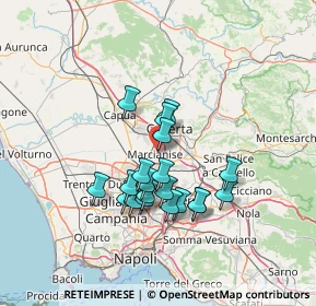 Mappa Via Giuseppe Garibaldi, 81025 Marcianise CE, Italia (12.161)