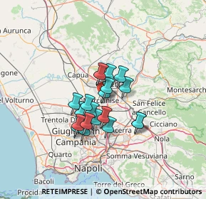 Mappa Via Giuseppe Garibaldi, 81025 Marcianise CE, Italia (9.5875)