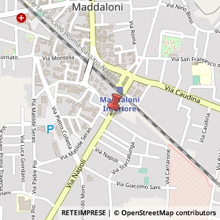 Mappa Via Napoli, 44, 81024 Maddaloni, Caserta (Campania)