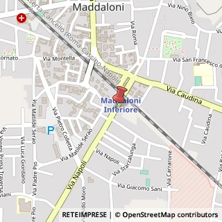Mappa Via Napoli, 24, 81024 Maddaloni, Caserta (Campania)