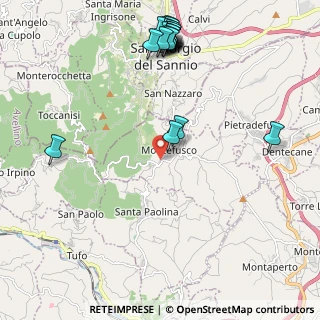 Mappa Via S. Felice Casale, 83030 Montefusco AV, Italia (2.81)