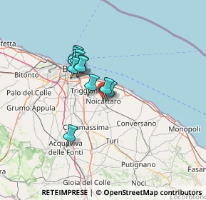 Mappa Via Pietro Nenni, 70016 Noicattaro BA, Italia (10.58083)