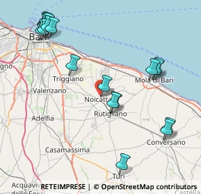 Mappa Via Pietro Nenni, 70016 Noicattaro BA, Italia (10.8955)