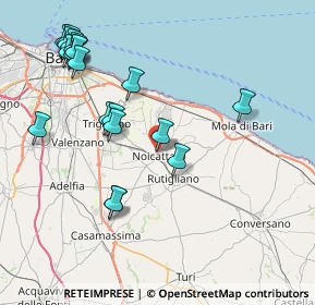 Mappa Via Pietro Nenni, 70016 Noicattaro BA, Italia (9.882)