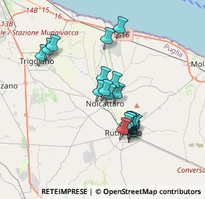 Mappa Via Pietro Nenni, 70016 Noicattaro BA, Italia (3.137)