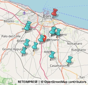 Mappa Str. Deserti, 70129 Bari BA, Italia (6.87583)