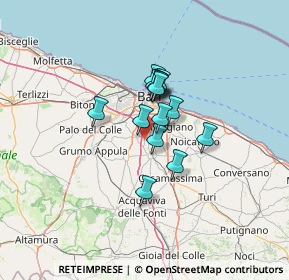 Mappa Str. Deserti, 70129 Bari BA, Italia (8.75929)