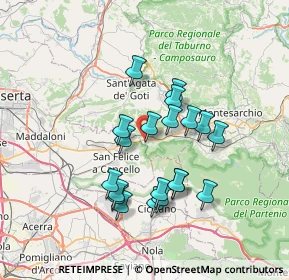 Mappa Forchia, 82011 Forchia BN, Italia (6.5605)