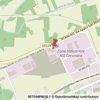 Mappa zona industriale ASI, 83012 Cervinara AV, Italia, 83012 Cervinara, Avellino (Campania)