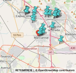 Mappa Via Campania, 81025 Marcianise CE, Italia (4.0955)