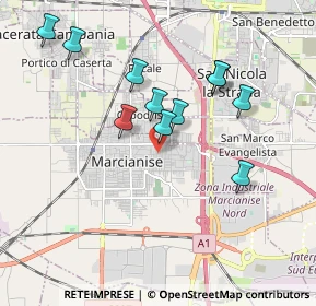 Mappa Via Madonna della Libera, 81010 Marcianise CE, Italia (1.88727)